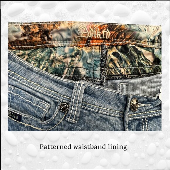 ๐ Adiktd Trademark Denim Ladies Light Denim Jeans - Size 8, Waist 30 ๐ - Picture 5 of 7